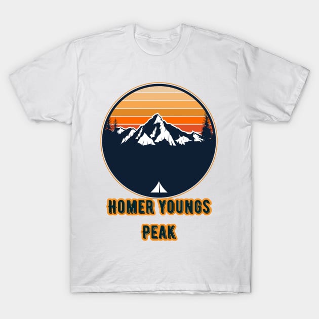 Homer Youngs Peak T-Shirt by Canada Cities